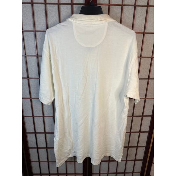 Men’s cream size, large IZOD collared shirt. Excellent condition. - Picture 6 of 7
